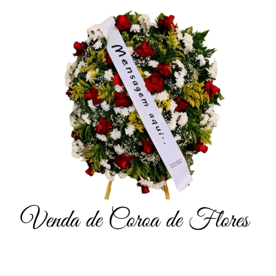 venda de coroa de flores